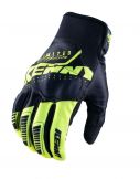 Kenny 2024 Defender Motocross Handschuhe Schwarz / Fluor-Gelb