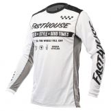 Fasthouse 2022 Grindhouse Domingo Motocross Trikot Weiß