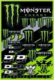 D'Cor Universal-Aufkleberblatt Monster Energy