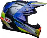 Bell 2023 Moto-9S Flex Pro Circuit 23 Motocross Helm Silber Metallic Flake Größe L