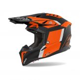 Airoh 2023 Aviator 3 Glory Motocross Helm Schwarz / Orange Größe L