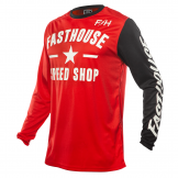 Fasthouse 2023 Carbon Motocross Trikot Rot / Weiß