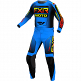 FXR 2024 Clutch MX Motocross-Ausrüstung Infernoblau / Schwarz / Fluor-Gelb / Orange