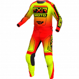 FXR 2024 Clutch MX Motocross-Ausrüstung Inferno Orange / Fluoreszierendes Gelb / Schwarz