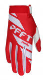 Deft Family Motocross Handschuhe Eqvlnt Youth Track Rot / Weiß Größe M