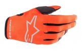 Alpinestars 2023 Radar Motocross Handschuhe Orange / Schwarz