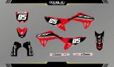 Outlaw Racing Aufkleber-Set Basic Rot Honda CRF250R 2022-2024 CRF450R 2021-2024