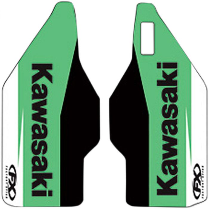 Factory Effex Aufkleber für Vorderradgabelschutz, Kawasaki KX250F 2009–2016, KX450F 2009–2015