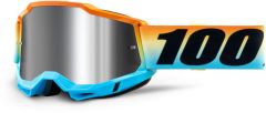 100% 2022 Accuri 2 Sunset Flash Motocross-Brille Orange / Blau (Gläser: Mirror Silver)