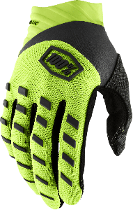 100% 2022 Airmatic Fluor Gelb / Schwarz Motocross Handschuhe
