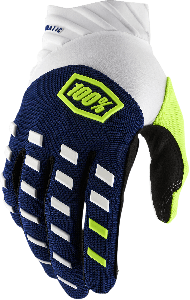 100% 2022 Airmatic Motocross Handschuhe Marineblau/Weiß