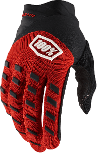 100% 2022 Jugend Motocross Handschuhe Airmatic Rot / Schwarz