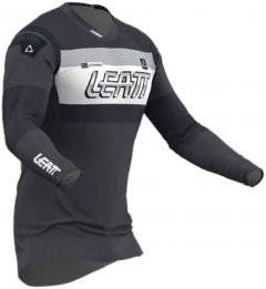 Leatt 2024 Moto 5.5 UltraWeld Motocross Trikot Graphitschwarz / Grau / Weiß