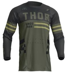 Thor 2024 Pulse Combat Motocross Trikot Army Größe S