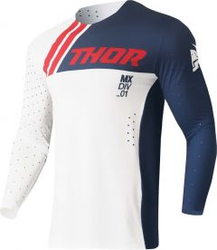 Thor 2024 Spring Prime Drive Motocross Trikot Marineblau / Weiß