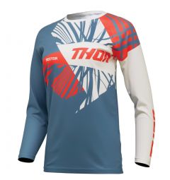 Thor 2024 Sector Split Damen Motocross Trikot Blau / Weiß