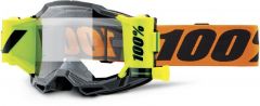 100% Accuri 2 Forecast Roll-Off Motocross-Brille Grau / Orange (Gläser: Klar)