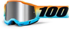 100% 2022 Youth Accuri 2 Sunset Motocross-Brille (Linse: Mirror Silver)