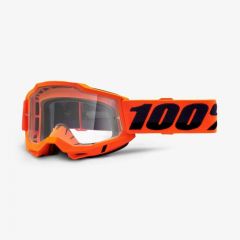 100% 2021 Accuri 2 Neon Orange Motocross-Brille (Linse: Klar)