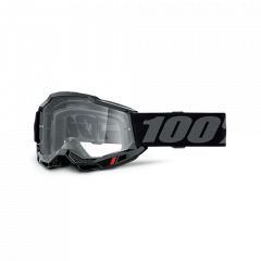 100% 2023 Herbst Accuri 2 Special Motocross-Brille Schwarz (Gläser: Klar)
