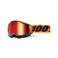 100% 2023 Herbst Accuri 2 Motocross-Brille Orange (Gläser: Mirror Red)
