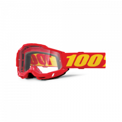 100% 2023 Herbst Accuri 2 Special Motocross-Brille Rot (Gläser: Klar)