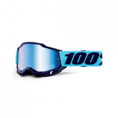 100% 2023 Herbst Accuri 2 Motocross-Brille Vaulter Blue (Gläser: Mirror Blue)
