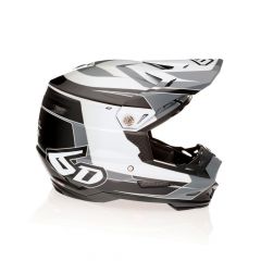 6D 2023 ATR-2 Impact Motocross Helm Weiß