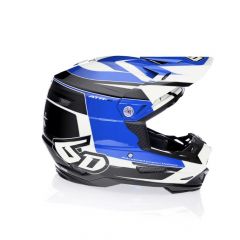 6D 2023 ATR-2 Impact Motocross Helm Blau