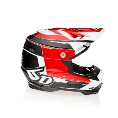 6D 2023 ATR-2 Impact Motocross Helm Rot