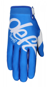 Deft Family Motocross Handschuhe Eqvlnt Youth Solid Blue Größe M