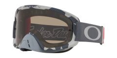 Oakley 2024 O Frame 2.0 Troy Lee Design Motocross-Brille Grau / Weiß (Gläser: Klar)